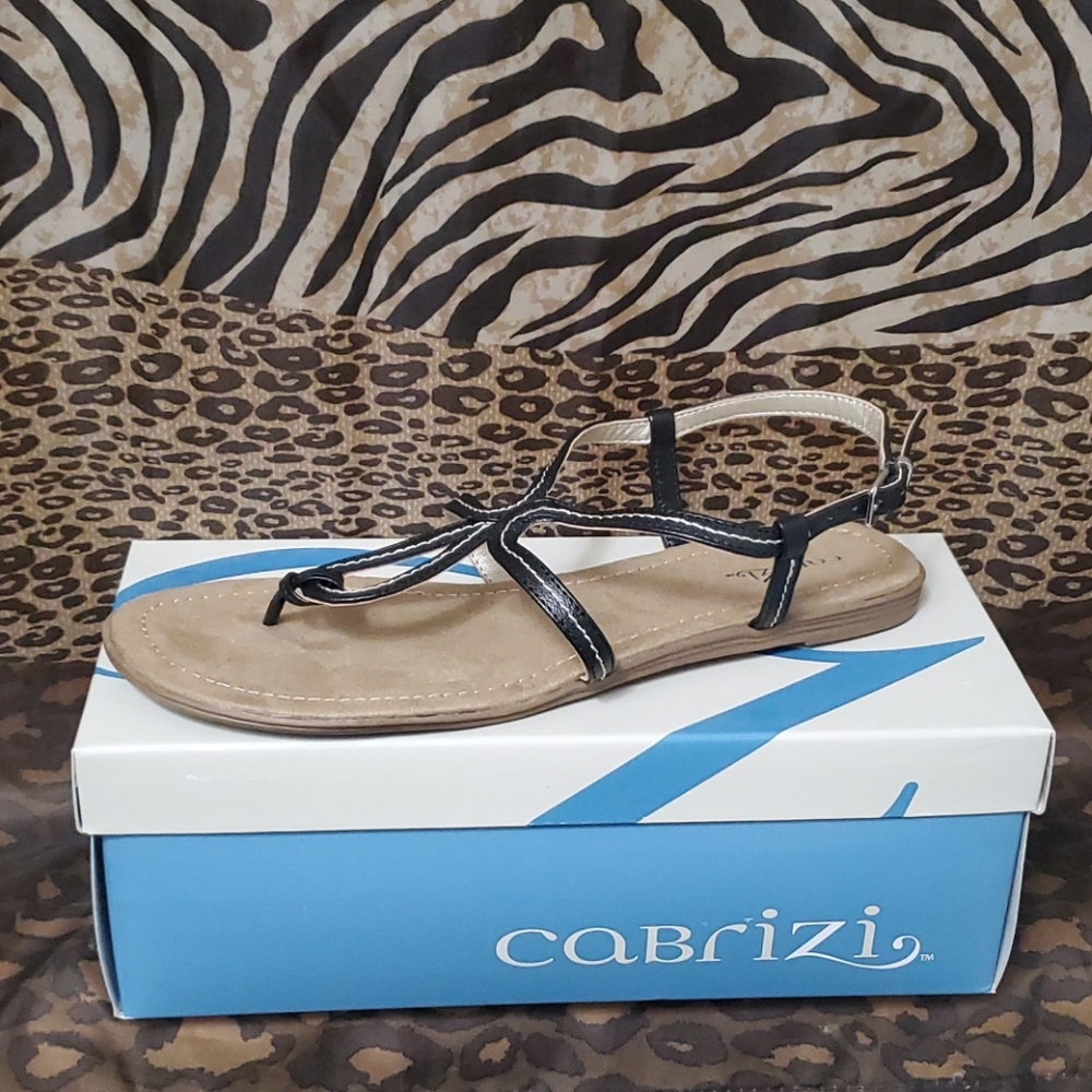 Black Sandals Size 10 NWT